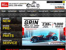 Tablet Screenshot of jacksmotorsports.com